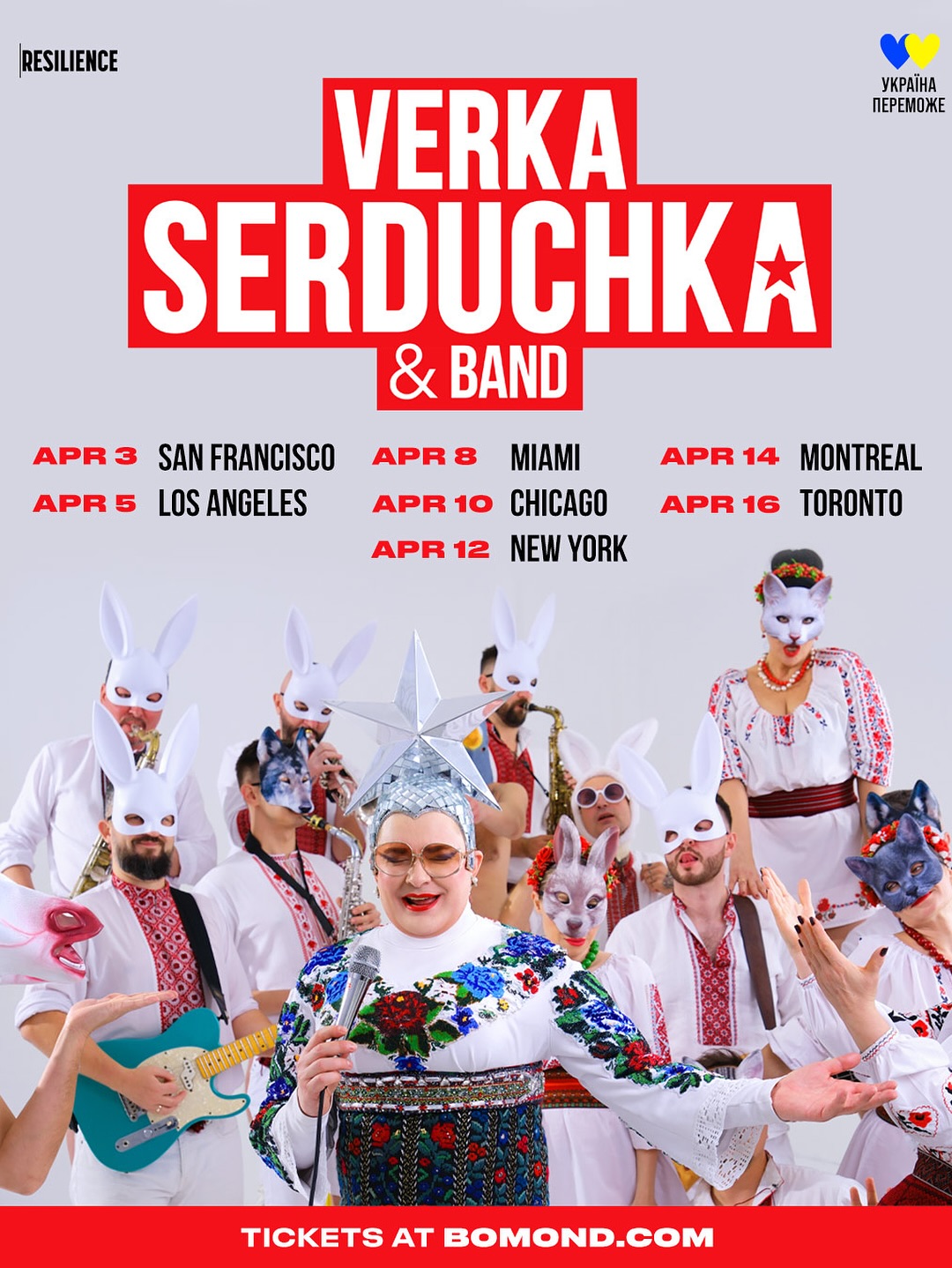 Verka Serduchka Tour Poster 2026